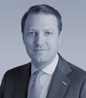 Black and White Photo of Chris Lund