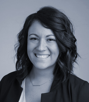 Black and White Photo of Rachel Soto