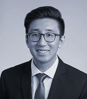 Black and White Photo of Wei Jun Zhang