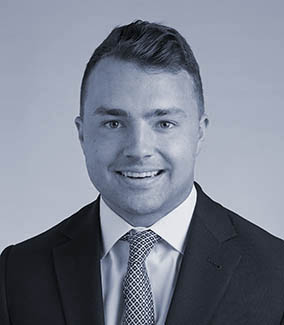 Black and White Photo of Austin Nowlin
