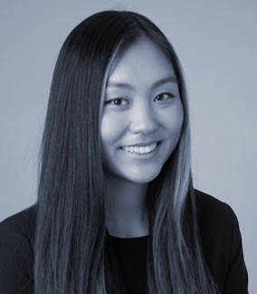 Black and White Photo of Michelle Jang