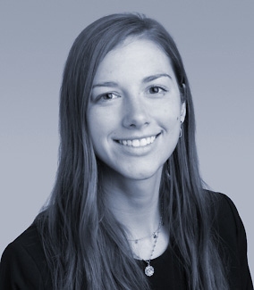 Black and White Photo of Claire Hynes