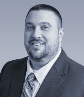 Black and White Photo of Nicholas Sego