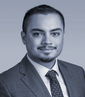 Black and White Photo of Victor Briseno
