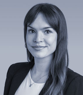 Black and White Photo of Molly Musson