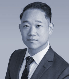 Black and White Photo of Michael Lim