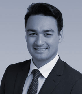 Black and White Photo of Nicolas Trichery