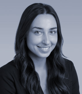 Black and White Photo of Danielle Baiany