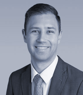 Black and White Photo of Brendan DiPiazza