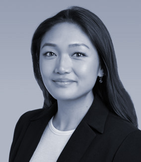 Black and White Photo of Dorothy Kim