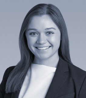 Black and White Photo of Megan Uhran